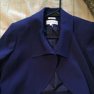 Calvin Klein crop blazer